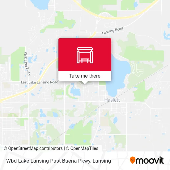 Mapa de Wbd Lake Lansing Past Buena Pkwy