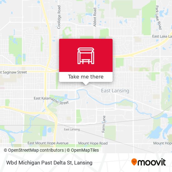 Mapa de Wbd Michigan Past Delta St