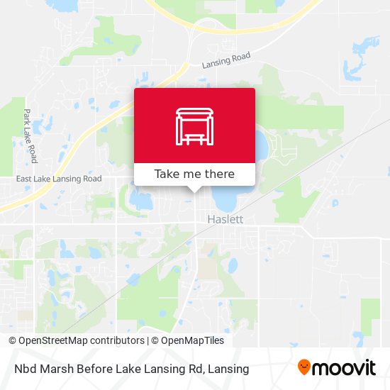 Mapa de Nbd Marsh Before Lake Lansing Rd