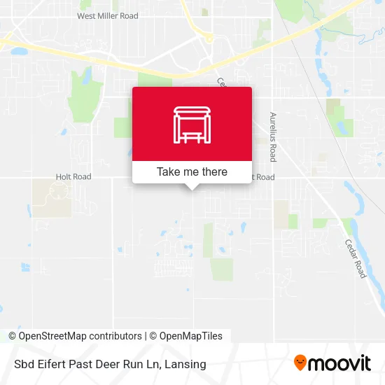 Mapa de Sbd Eifert Past Deer Run Ln