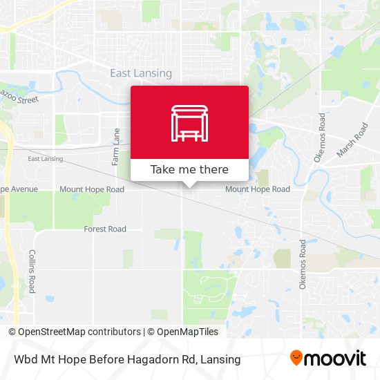 Mapa de Wbd Mt Hope Before Hagadorn Rd