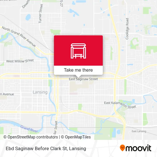 Mapa de Ebd Saginaw Before Clark St