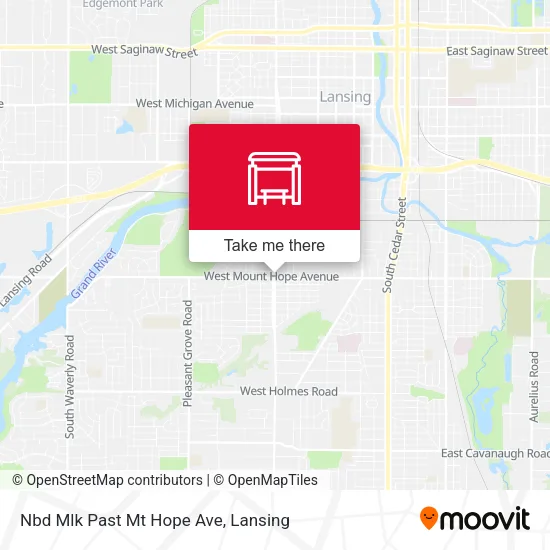 Mapa de Nbd Mlk Past Mt Hope Ave