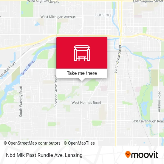 Mapa de Nbd Mlk Past Rundle Ave