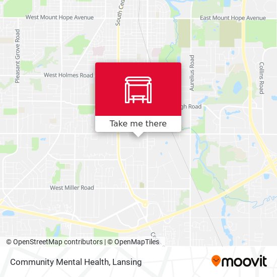 Community Mental Health map