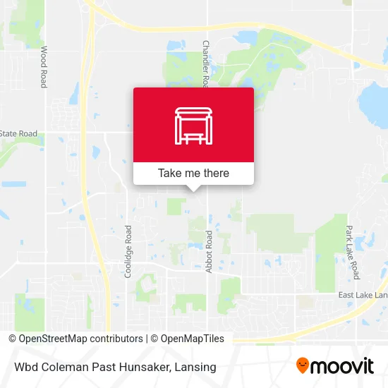 Mapa de Wbd Coleman Past Hunsaker