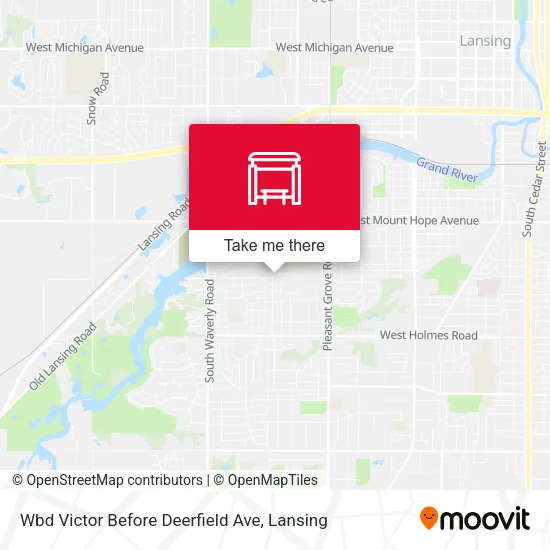 Mapa de Wbd Victor Before Deerfield Ave