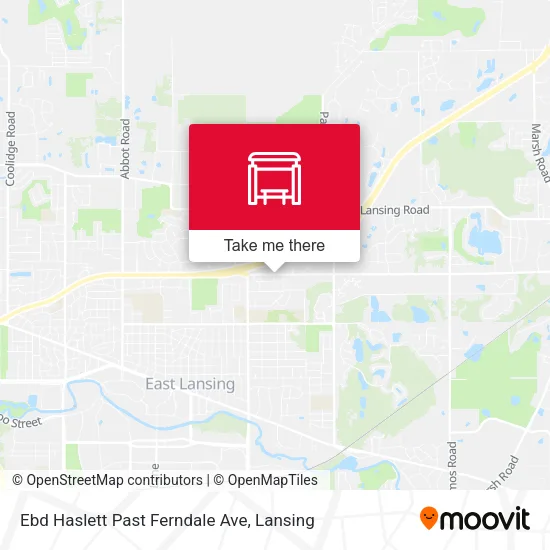 Mapa de Ebd Haslett Past Ferndale Ave