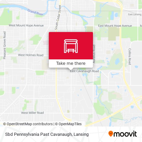 Mapa de Sbd Pennsylvania Past Cavanaugh