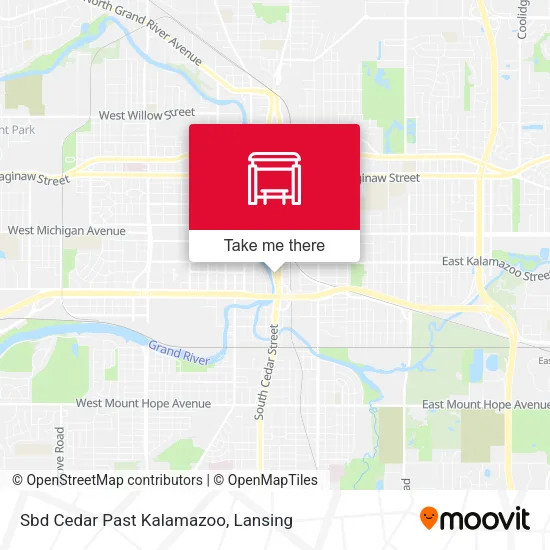Mapa de Sbd Cedar Past Kalamazoo