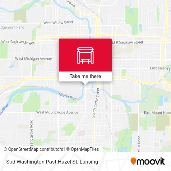Mapa de Sbd Washington Past Hazel St