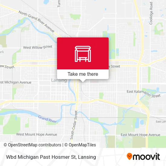 Mapa de Wbd Michigan Past Hosmer St