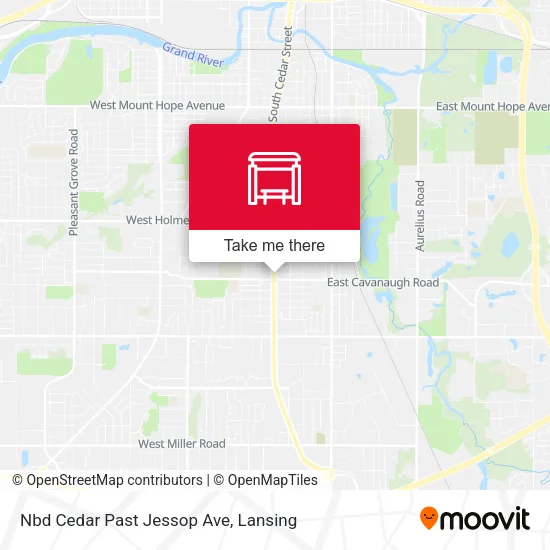 Nbd Cedar Past Jessop Ave map