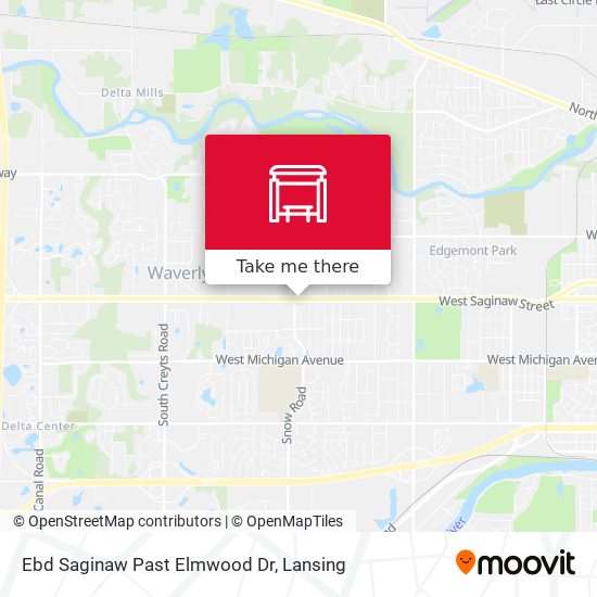 Mapa de Ebd Saginaw Past Elmwood Dr