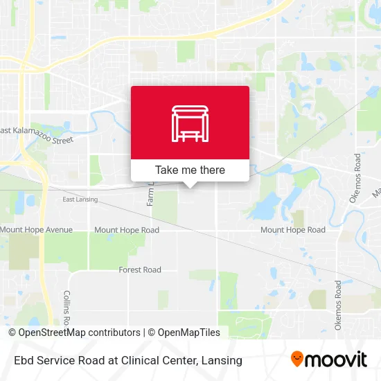 Mapa de Ebd Service Road at Clinical Center