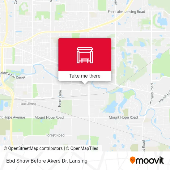 Mapa de Ebd Shaw Before Akers Dr