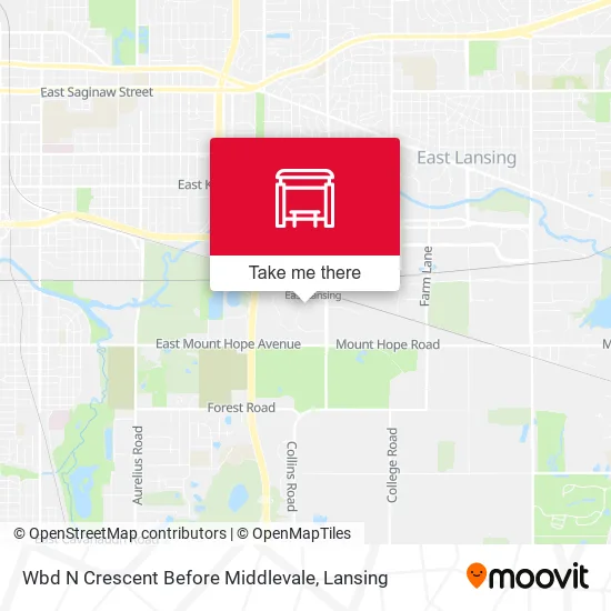 Mapa de Wbd N Crescent Before Middlevale