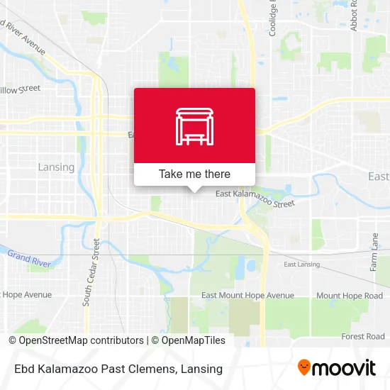 Mapa de Ebd Kalamazoo Past Clemens