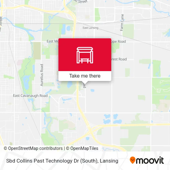 Mapa de Sbd Collins Past Technology Dr (South)
