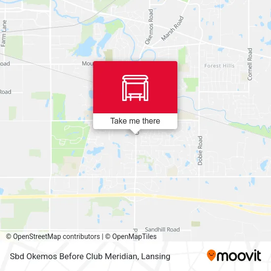Mapa de Sbd Okemos Before Club Meridian