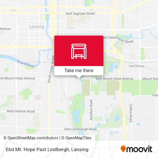 Mapa de Ebd Mt. Hope Past Lindbergh