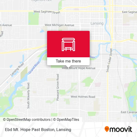 Ebd Mt. Hope Past Boston map