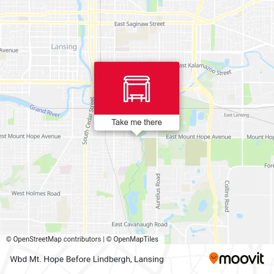 Mapa de Wbd Mt. Hope Before Lindbergh
