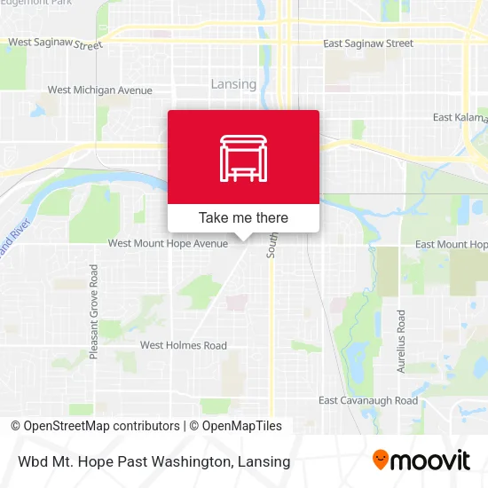 Mapa de Wbd Mt. Hope Past Washington