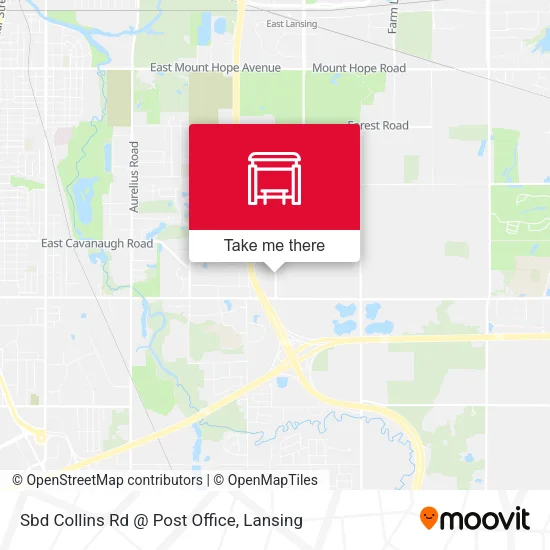 Mapa de Sbd Collins Rd @ Post Office