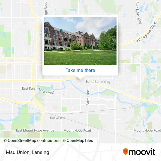 Msu Union map