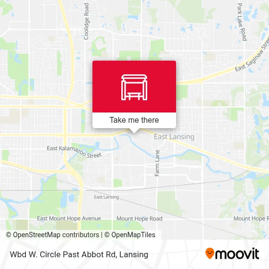 Wbd W. Circle Past Abbot Rd map