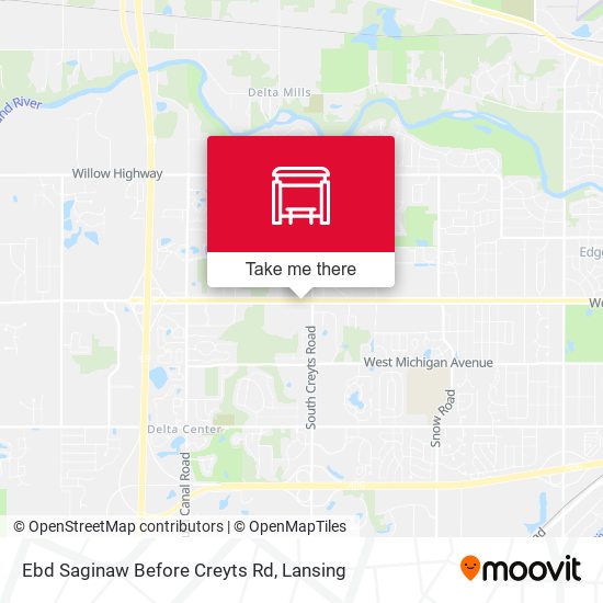 Mapa de Ebd Saginaw Before Creyts Rd
