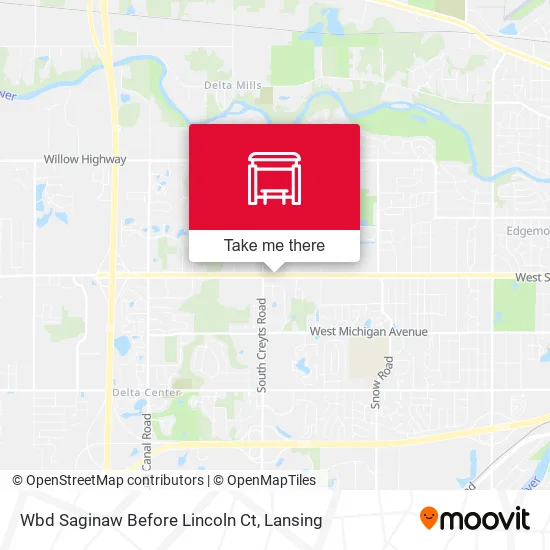 Mapa de Wbd Saginaw Before Lincoln Ct