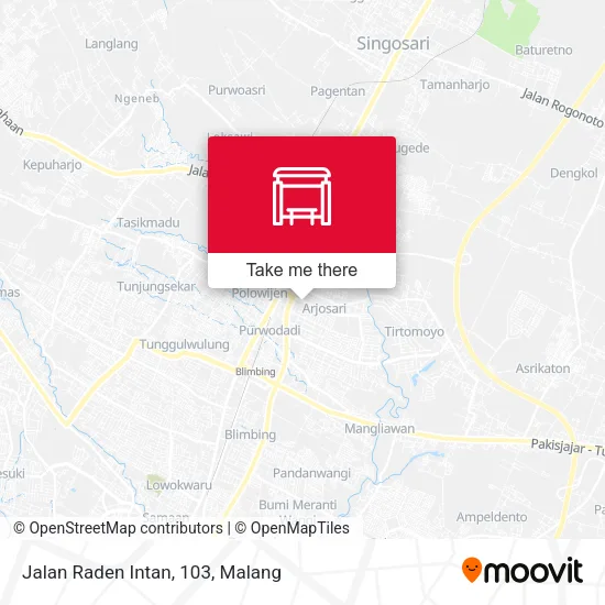 Jalan Raden Intan, 103 map