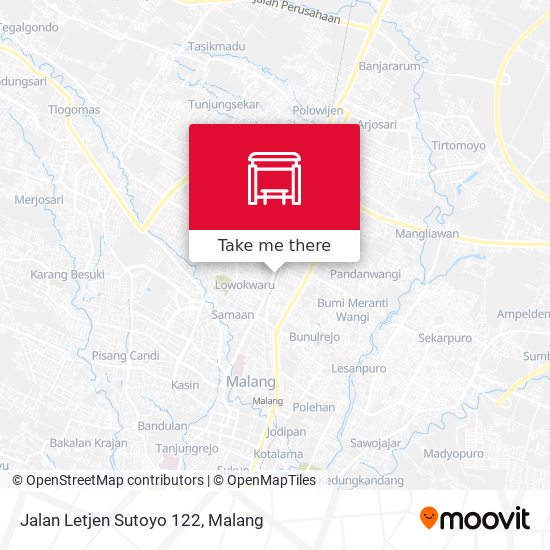 Jalan Letjen Sutoyo 122 map