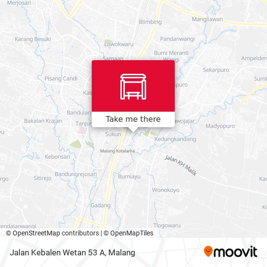 Jalan Kebalen Wetan 53 A map