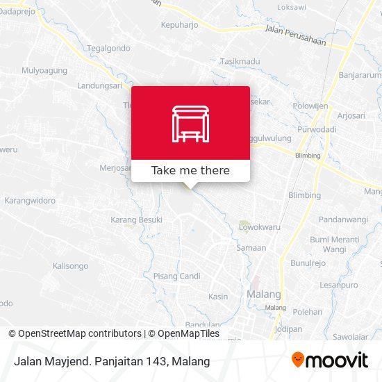 Jalan Mayjend. Panjaitan 143 map