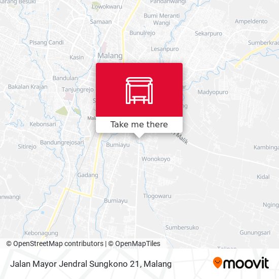 Jalan Mayor Jendral Sungkono 21 map