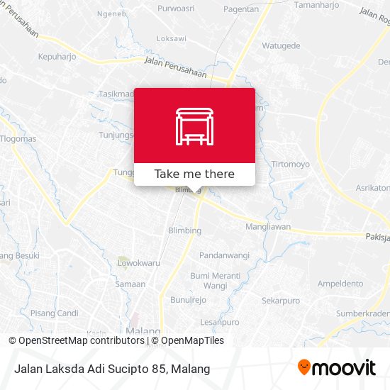 Jalan Laksda Adi Sucipto 85 map