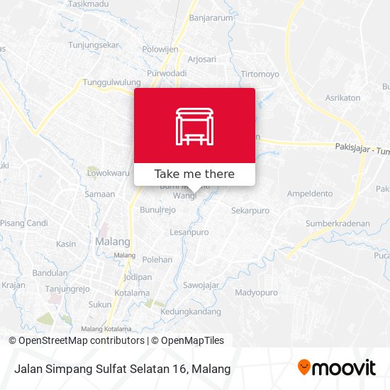 Jalan Simpang Sulfat Selatan 16 map