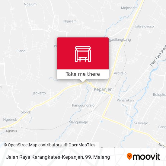 Jalan Raya Karangkates-Kepanjen, 99 map