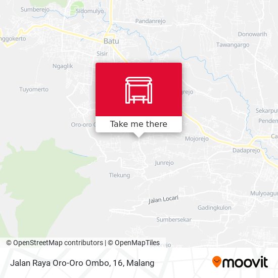 Jalan Raya Oro-Oro Ombo, 16 map