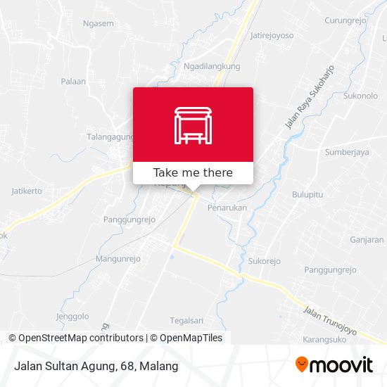 Jalan Sultan Agung, 68 map