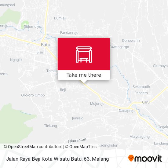 Jalan Raya Beji Kota Wisatu Batu, 63 map