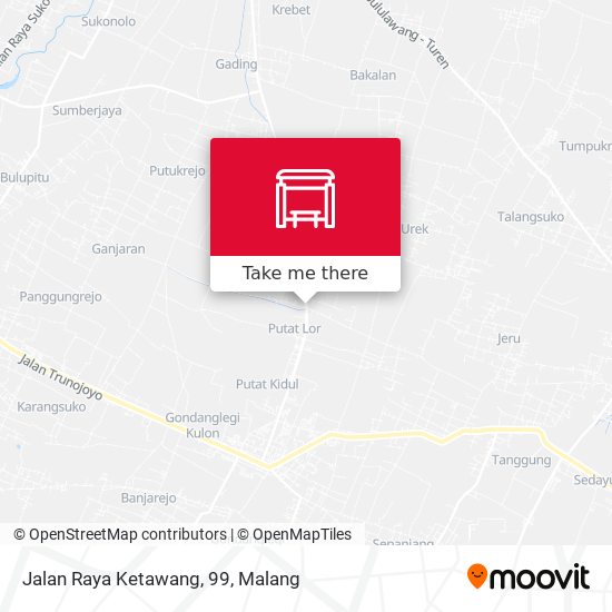 Jalan Raya Ketawang, 99 map