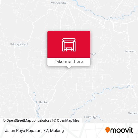 Jalan Raya Rejosari, 77 map