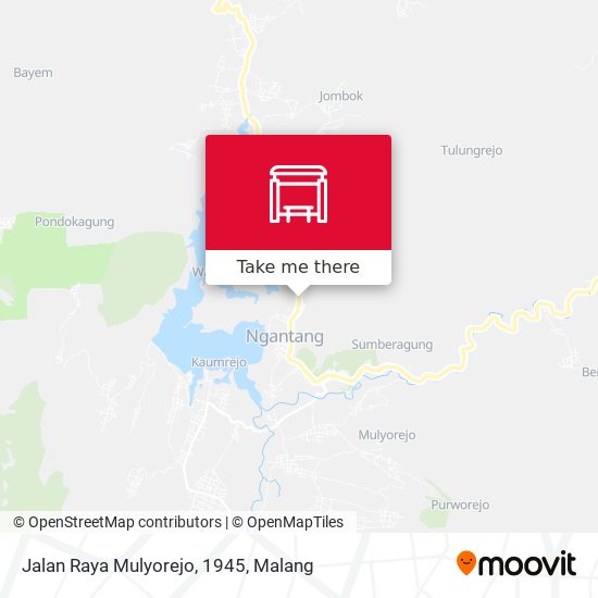 Jalan Raya Mulyorejo, 1945 map