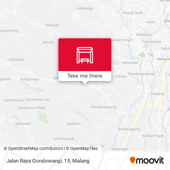 Jalan Raya Gondowangi, 15 map