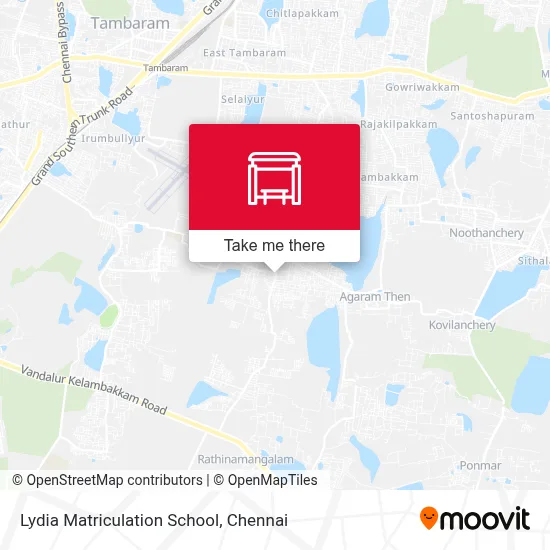 Lydia Matriculation School map