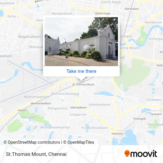 St.Thomas Mount map